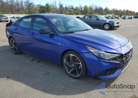 2023 Hyundai Elantra N Line z USA, uszkodzony, nr VIN KMHLR4AF4PU533030